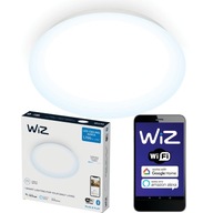 LED stropné svietidlo prisadené na povrch 17W 4000K biele okrúhle SMART WiFi WiZ