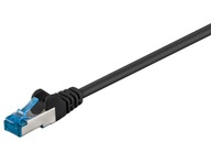 LAN S/FTP CAT 6A RJ45 sieťový kábel, čierny, 5 m