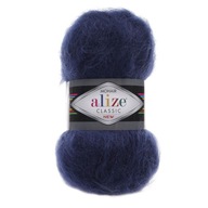 Priadza Alize Mohair Classic 395 - námornícka modrá