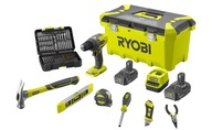 5133005508 Akumulátorový skrutkovač Ryobi 18V R18DD3-220TAH SET