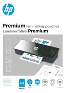 Laminovacie vrecká HP Premium, A4, 80 mic, 100 ks., priehľadné/lesklé