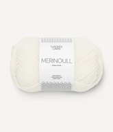 Merino vlna Sandnes Garn Merinoull biela 1001