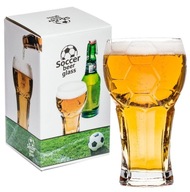 FUTBALOVÝ SKLENENÝ PIVNÝ NÁhubok NA NÁPOJE 600 ML