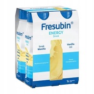 FRESUBIN Energy Drink s príchuťou vanilky medicínska výživa 4 x 200 ml