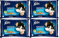 FELIX FANTASTIC Rybia príchuť Losos Platesa 16x 85g