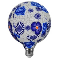 Dekoratívna LED žiarovka FOLK BLUE G125 E27 4W 3000K