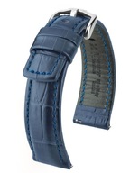 HIRSCH GRAND DUKE ALLIGATOR BLUE REMAN 20 mm