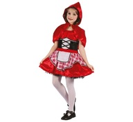 Outfit Kostým Červená čiapočka Halloween karneval 130/140