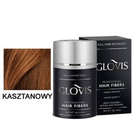 GLOVIS Fibers 12g Gaštanové zahusťovanie vlasov