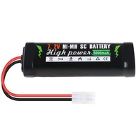 BATÉRIA NIMH BATÉRIA DO AUTO DIAĽKOVÉ OVLÁDANIE 7,2V 5000mAh VÝKONNÁ