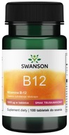 Swanson vitamín B12 1000 mcg kyselina listová 100 tab.