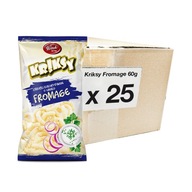 25x Kriksy chipsy so zníženým obsahom soli Fromage 60g