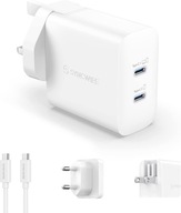 NABÍJAČKA SYNCWIRE 67W 2 PORTY RÝCHLEHO NABÍJANIA USB-C