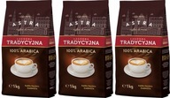 Sada 3 kg zrnkovej kávy Astra Arabica Traditional