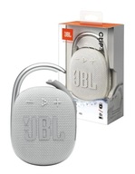 BEZDRÔTOVÝ REPRODUKTOR JBL CLIP 4 BIELY BLUETOOTH S KLIPOM