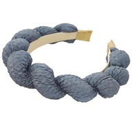 HAIR BAND Braided Thick Blue O408WZ3