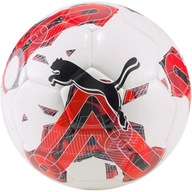 Puma Orbita 5 Hybridný futbalový bielo-červený R. 5