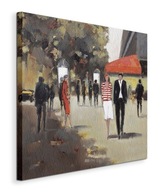 Obraz Jon Barker Walking The Streets Of Paris 40x40 cm