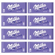 MILKA ČOKOLÁDA ALPSKÉ MLIEKO 8x100G