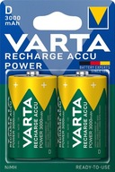 Nabíjacie batérie VARTA R20 D HR20 3000mAh 2 ks