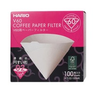 Hario papierové filtre biele V60-02 100 ks