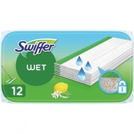 SWIFFER WET Wet Wipes Mop Cloths 12 ks Náplne na čistenie podlahy
