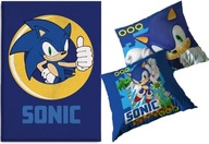 SONIC deka fleecová deka 100x140 cm + vankúš