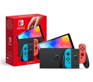 Viacfarebná konzola Nintendo Switch OLED Neon Blue/Neon Red 64GB