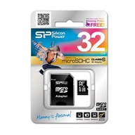 Pamäťová karta MicroSDHC Silicon Power 32GB triedy 1