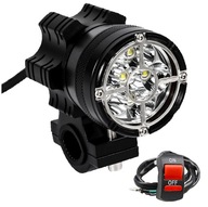 REFLEKTOR HALOGENOVEJ LAMPY V6X 6 LED CREE + SPINAC