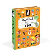 Magnetické puzzle ročných období Magnetibook Janod