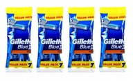 Holiaci strojček GILLETTE Blue 2 Plus 28 ks