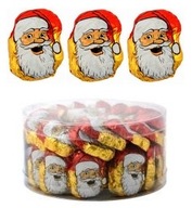 Limmes-Bis ČOKOLÁDY SANTA'S HEAD 13g 60KS