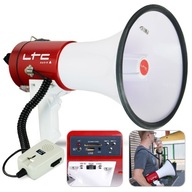 Výkonný MEGAPHONE s USB SD a MEGA60USB Sirénou