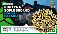 VONKAJŠIE cencúle 25M FLASH 500LED OSVETLENIE VIANOČNÉHO STROMU