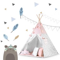 Detský teepee stan Vankúše TEEPEE Garland