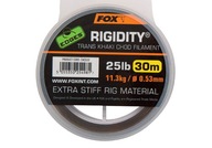 Fox hrany Rigidity Trans Khaki 30lb / 0,57mm 30m