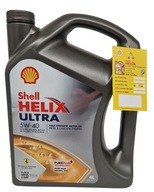 SHELL HELIX ULTRA 4L 5W40 DIESEL BENZÍN + PRÍvesok SHELL ZDARMA