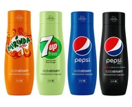 Sodastream sirup 7UP PEPSI MIRINDA PEPSI MAX 4 ks