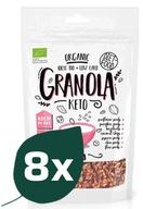 Sada: 8x Diétne jedlo - Keto granola BIO - 200 g