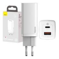 SIEŤOVÁ NABÍJAČKA BASEUS KOCKOVÝ ZDROJ USB-A + USB-C QC 4.0 PD 3.0 65W