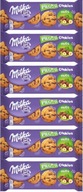 Čokoládové sušienky Milka Pieguski Čoko oriešky lieskové 120g x6