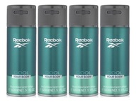 Reebok Cool Your Body Deodorant sprej pre mužov 4x150ml