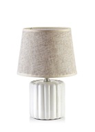 LETI BIELA ​​NOČNÁ STOLNÁ LAMPA 10,5x10,5xv26,5cm