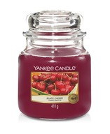 Tradičná čierna čerešňová sviečka Yankee Candle