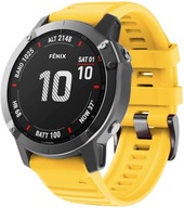 ŽLTÝ remienok Garmin FENIX 6 Sapphire QuickFit 22 mm