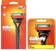 GILLETTE FUSION SADA NA HOLENIE 5 NÁPLŇOV Žiletka