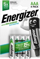 4x ENERGIZER EXTREME AAA R03 800mAh BATÉRIE