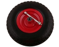RM Kompletné koleso fúrik, pružné pevné 4,00-6P plus 12 mm oska