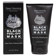 Čierna zlupovacia maska ​​The Shave Factory 150 ml